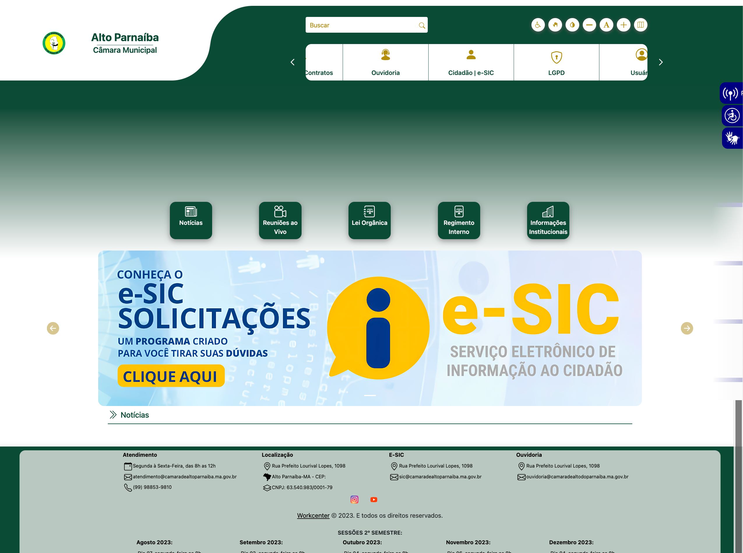 O novo portal da transparência da Câmara Municipal de Alto Parnaíba - MA
